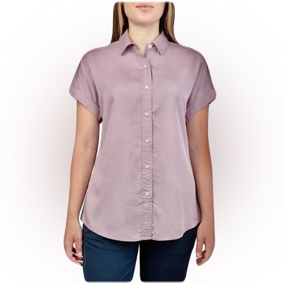 Tilley Tops - Tilley Tencel Feels So Right Shirt Purple Size Medium